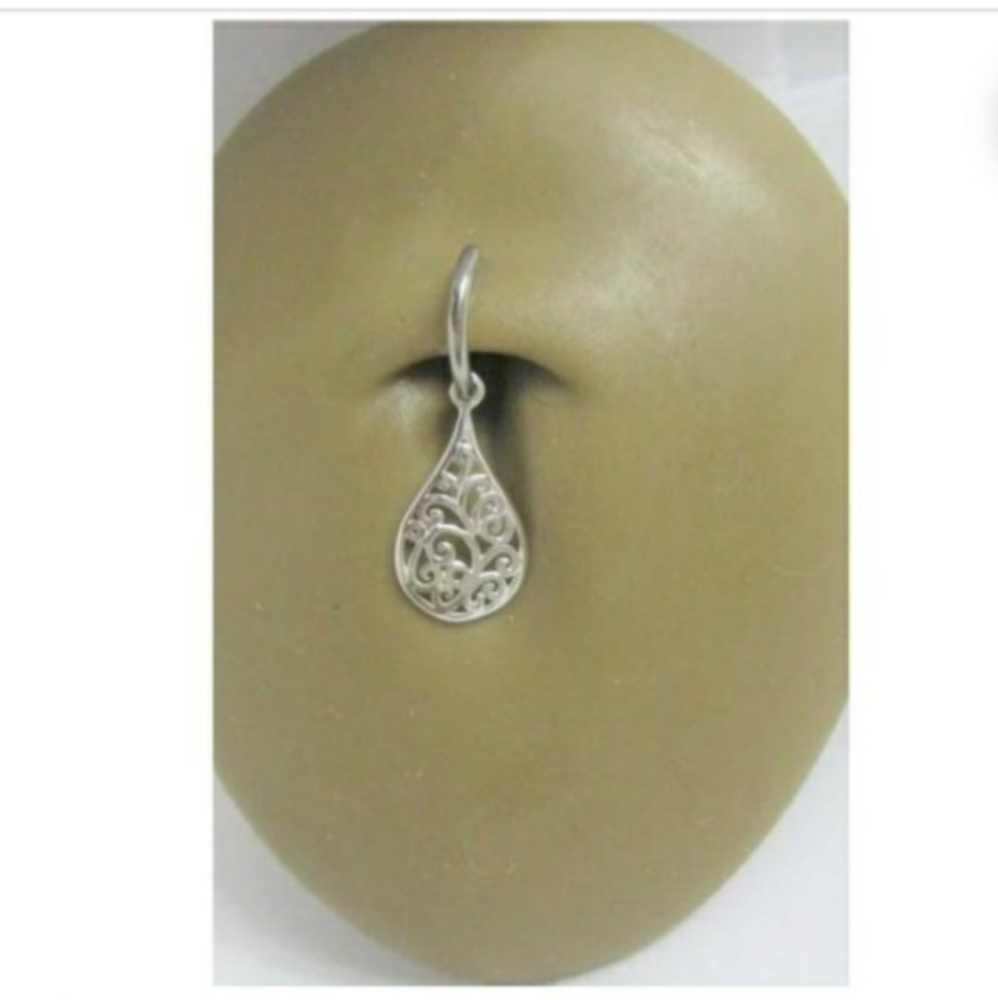 Belly Ring sterling silver